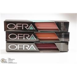 3PK OFRA ASSORTED LONG LASTING LIQUID LIPSTICK