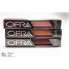 Image 1 : 3PK OFRA ASSORTED LONG LASTING LIQUID LIPSTICK