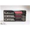 Image 1 : 3PK OFRA ASSORTED LONG LASTING LIQUID LIPSTICK