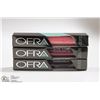 Image 1 : 3PK OFRA ASSORTED LONG LASTING LIQUID LIPSTICK