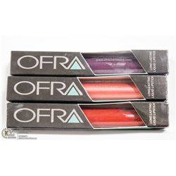3PK OFRA ASSORTED LONG LASTING LIQUID LIPSTICK