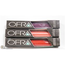 3PK OFRA ASSORTED LONG LASTING LIQUID LIPSTICK