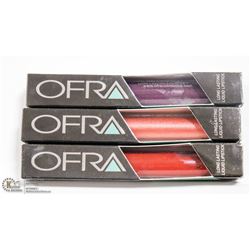 3PK OFRA ASSORTED LONG LASTING LIQUID LIPSTICK