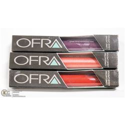 3PK OFRA ASSORTED LONG LASTING LIQUID LIPSTICK