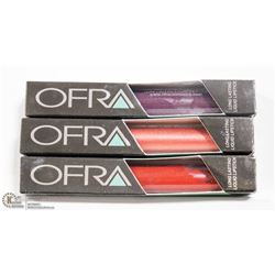 3PK OFRA ASSORTED LONG LASTING LIQUID LIPSTICK