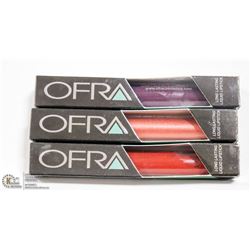3PK OFRA ASSORTED LONG LASTING LIQUID LIPSTICK