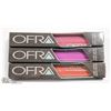 Image 1 : 3PK OFRA ASSORTED LONG LASTING LIQUID LIPSTICK