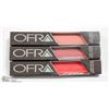 Image 1 : 3PK OFRA ASSORTED LONG LASTING LIQUID LIPSTICK