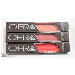 3PK OFRA ASSORTED LONG LASTING LIQUID LIPSTICK