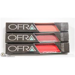 3PK OFRA ASSORTED LONG LASTING LIQUID LIPSTICK