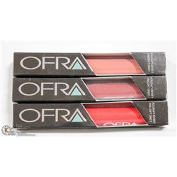 3PK OFRA ASSORTED LONG LASTING LIQUID LIPSTICK
