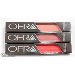 3PK OFRA ASSORTED LONG LASTING LIQUID LIPSTICK