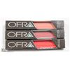 Image 1 : 3PK OFRA ASSORTED LONG LASTING LIQUID LIPSTICK