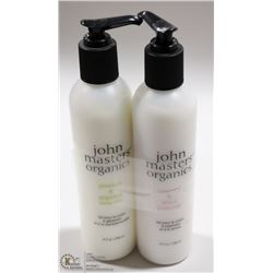 2 PACK OF JOHN MASTERS ORGANICS GERANIUM AND
