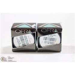 2PK OFRA SEMI PERMANENT EYEBROW GEL; BLACK