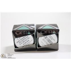 2PK OFRA SEMI PERMANENT EYEBROW GEL; AUBURN