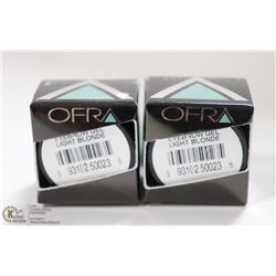 2PK OFRA SEMI PERMANENT EYEBROW GEL; LIGHT BLONDE