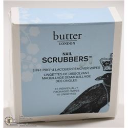 BUTTER LONDON NAIL SCRUBBERS 2 IN 1 PREP