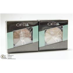 2PK OFRA EYE SHADOW; MILLENNIUM GOLD & BOHEMIAN