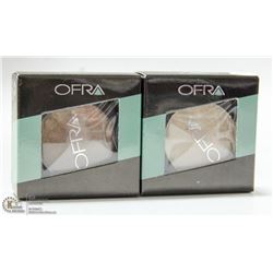 2PK OFRA EYE SHADOW; MILLENNIUM GOLD & BOHEMIAN