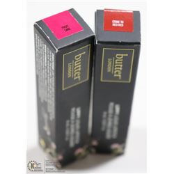 2PK BUTTER LONDON LIPPY LIQUID LIPSTICK; FRUITCAKE
