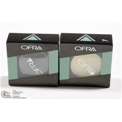 2PK OFRA EYE SHADOW SET; BUTTERCUP & IRON