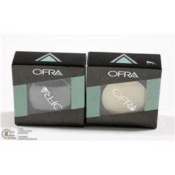 2PK OFRA EYE SHADOW SET; BUTTERCUP & IRON