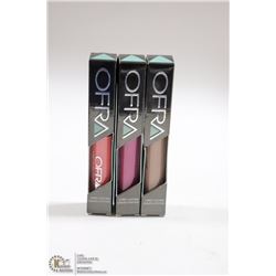 3PK OFRA ASSORTED LONG LASTING LIQUID LIPSTICK