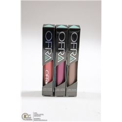 3PK OFRA ASSORTED LONG LASTING LIQUID LIPSTICK