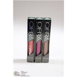 3PK OFRA ASSORTED LONG LASTING LIQUID LIPSTICK
