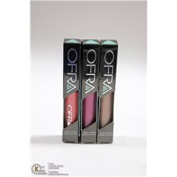 3PK OFRA ASSORTED LONG LASTING LIQUID LIPSTICK