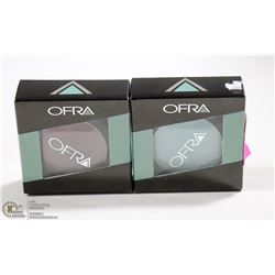 2PK OFRA EYE SHADOW SET; TURQUOISE & PLUM