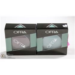 2PK OFRA EYE SHADOW SET; TURQUOISE & PLUM