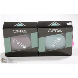 2PK OFRA EYE SHADOW SET; TURQUOISE & PLUM