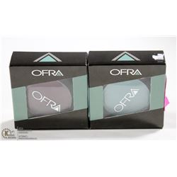 2PK OFRA EYE SHADOW SET; TURQUOISE & PLUM
