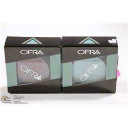 2PK OFRA EYE SHADOW SET; TURQUOISE & PLUM