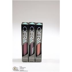 3PK OFRA ASSORTED LONG LASTING LIQUID LIPSTICK