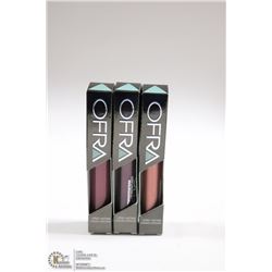3PK OFRA ASSORTED LONG LASTING LIQUID LIPSTICK