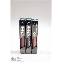 3PK OFRA ASSORTED LONG LASTING LIQUID LIPSTICK