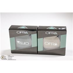 2PK OFRA EYE SHADOW SET; MILLENNIUM GOLD & OLIVE