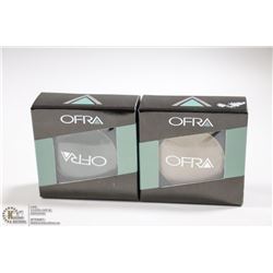 2PK OFRA EYE SHADOW SET; MILLENNIUM GOLD & OLIVE