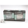 Image 1 : 2PK OFRA EYE SHADOW SET; MILLENNIUM GOLD & OLIVE