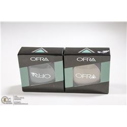 2PK OFRA EYE SHADOW SET; MILLENNIUM GOLD & OLIVE