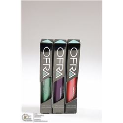 3PK OFRA ASSORTED LONG LASTING LIQUID LIPSTICK