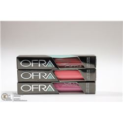 3PK OFRA ASSORTED LONG LASTING LIQUID LIPSTICK
