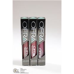 3PK OFRA ASSORTED LONG LASTING LIQUID LIPSTICK
