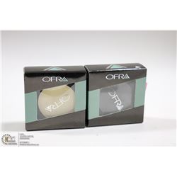 2PK OFRA EYE SHADOW SET; TRUFFLE & CHAMPAGNE