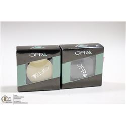 2PK OFRA EYE SHADOW SET; TRUFFLE & CHAMPAGNE
