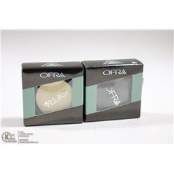 2PK OFRA EYE SHADOW SET; TRUFFLE & CHAMPAGNE