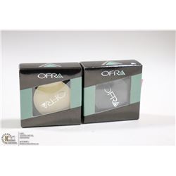 2PK OFRA EYE SHADOW SET; TRUFFLE & CHAMPAGNE